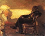 Leonid Pasternak Leo Tolstoy oil painting on canvas
